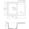 Мойка OMOIKIRI SAKAIME 68-BL 4993108