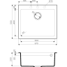 Мойка OMOIKIRI BOSEN 57-CH Tetogranit/шампань 4993244