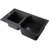 Мойка OMOIKIRI MARU 86-2-BL Tetogranit/черный 4993284