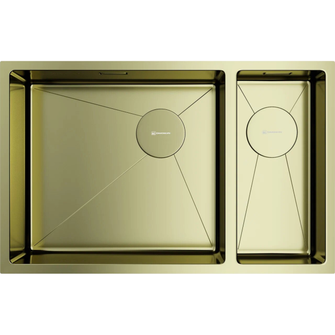 Мойка OMOIKIRI TAKI 69-2-U/IF-LG-L Side 4997051