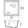 Мойка OMOIKIRI YORU 42-U-WH Side Artgranit/белый 4997339
